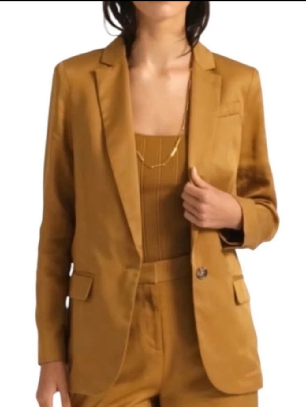 J. Crew Alfie Gramercy Twill Light Cappuccino Single Breasted Blazer Jacket